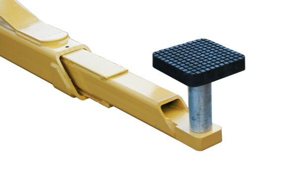 Rubber car lift pads - TEDGUM Manufacturer of rubber pads